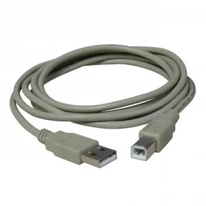 USB-Kabel (2.0), USB A M- USB B M, 5 m, grau